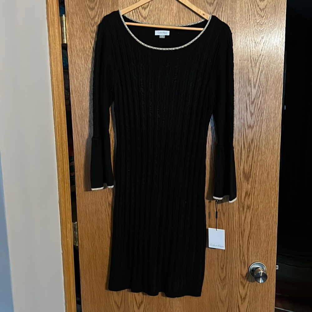 Calvin Klein sweater dress size large